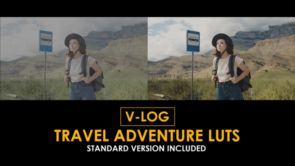V-Log Travel Adventure and Standard LUTs