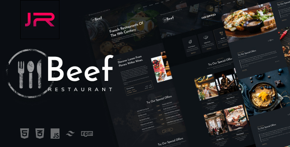 Beef – Modern Restaurant Template