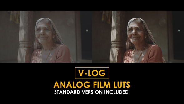 V-Log Analog Film and Standard Color LUTs