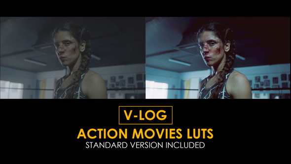 V-Log Action Movies and Standard Color LUTs alt