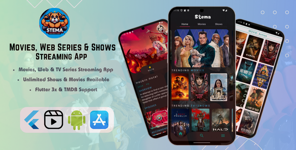 Stema v1.0 - Your Ultimate Destination for Movies, Series, and TV Shows | Android & iOS