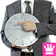 Businessman Holding A Clock - VideoHive Item for Sale