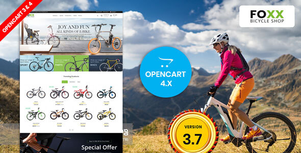 Foxx Bike & Bicycle Opencart 4 & 3 Responsive Theme