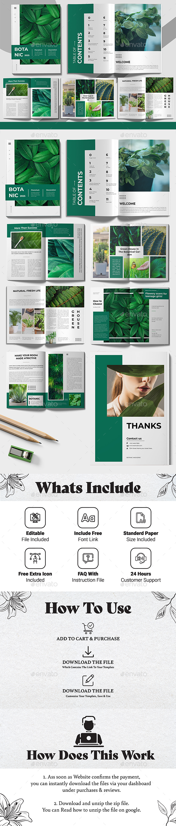 Botanic Magazine Design Layout