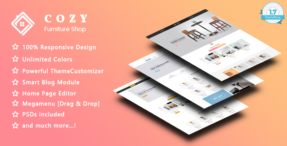 Cozy - Handmade Furniture PrestaShop Theme