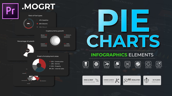 Infographic - Pie Charts MOGRT