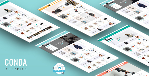 Conda - Simple & Clean Shopping PrestaShop Theme