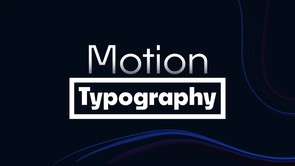 Motion Typography | Premiere Pro