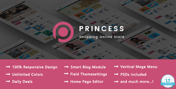 Princess - Minimalist Shopping PrestaShop Theme