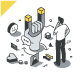 Customer Journey Stages Isometric Illustrations - GraphicRiver Item for Sale