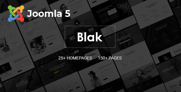 Blak - Joomla 5 Responsive MultiPurpose Website Template