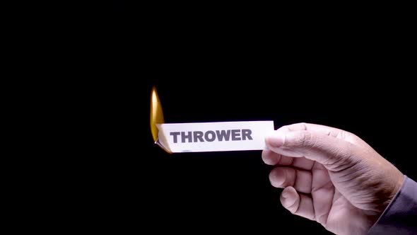 Paper Burning Thrower