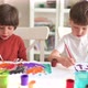 Kid Painting at Kindergarten - VideoHive Item for Sale