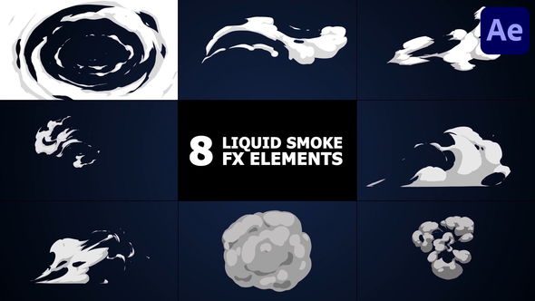 Liquid Smoke Elements | After Effects alt