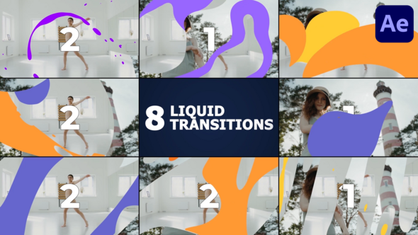 Liquid Transitions | After Effects alt