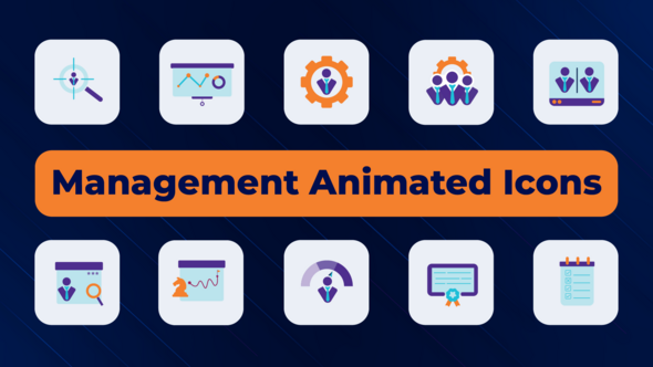 Management Animated Icons