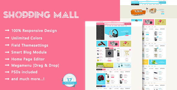 Shopping Mall - SuperMarket PrestaShop Theme