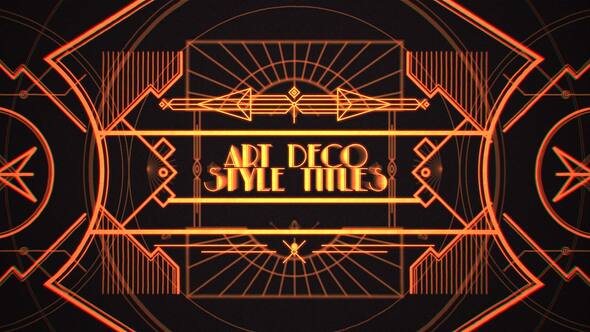 Art Deco Style Titles alt