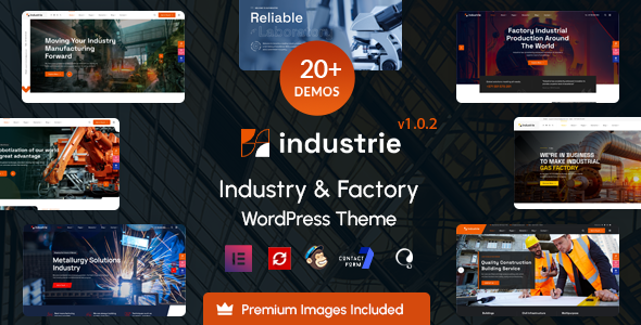 Industrie - Factory & Industry WordPress Theme