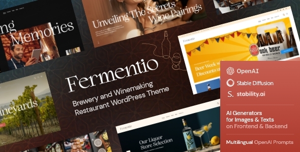 Fermentio — Brewery and Winemaking RestaurantTheme