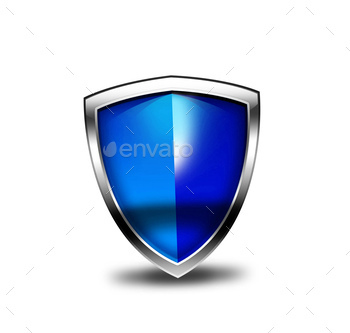 blue security shield