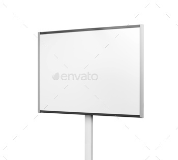 White board isolated