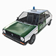 VW Volkswagen golf 2 police in Germany - 3DOcean Item for Sale