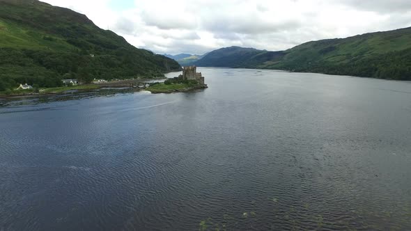 Lake and Eilean Donan Castle