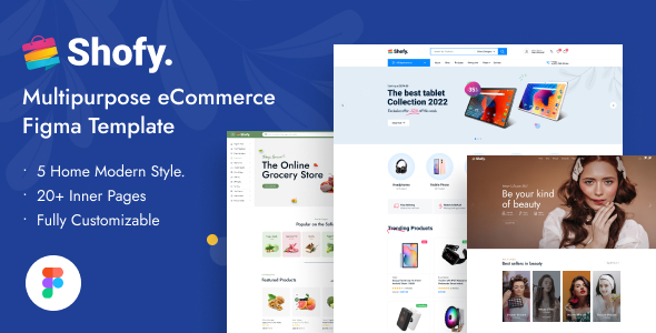 Shofy – Multipurpose eCommerce Figma Template