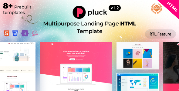 Pluck - Multipurpose Landing Page Bootstrap 5 Template