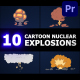 Cartoon Nuclear Explosions | Premiere Pro MOGRT - VideoHive Item for Sale
