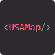 React United States SVG Map - CodeCanyon Item for Sale