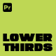 Lower Thirds | Premiere Pro - VideoHive Item for Sale