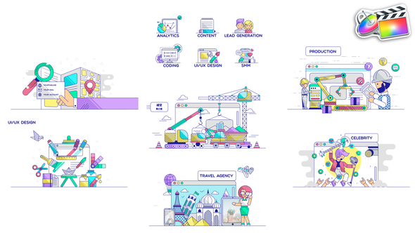 Explainer Scenes for FCPX alt