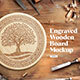 Engraved Wooden Board Mockups - GraphicRiver Item for Sale