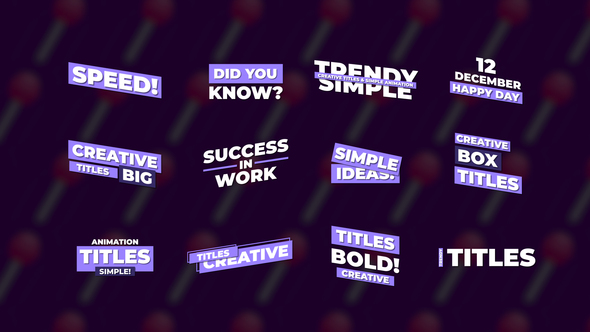 Box Titles | FCPX & Apple Motion