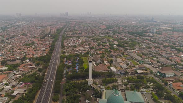 Mosque Al Akbar in Surabaya Indonesia