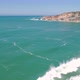Flight Over Sandy Beach near Nazare City - VideoHive Item for Sale