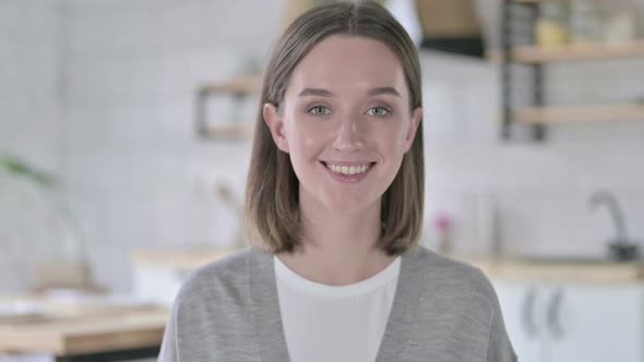 Portrait of Smiling Young Woman