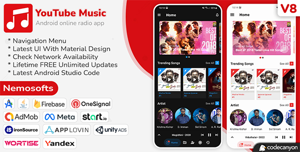 YouTube Music App – Online Music Streaming Apps