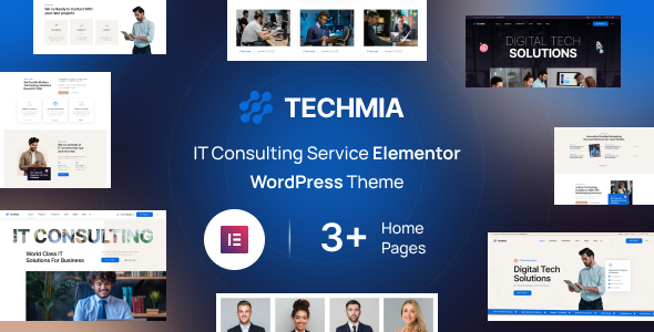 Techmia - IT Consulting Service Elementor WordPress Theme