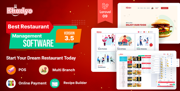 Khadyo - Restaurant Management Software and Restaurant POS with Online Food Ordering Website