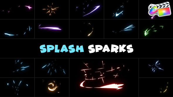 Splash Sparks for FCPX alt