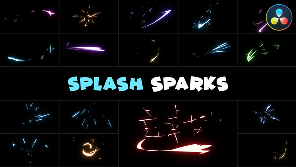 Splash Sparks for DaVinci Resolve
