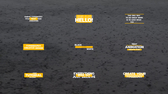 Typography Titles Text | FCPX alt