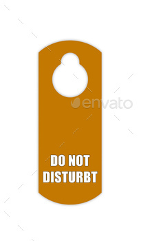 Do not disturb tag