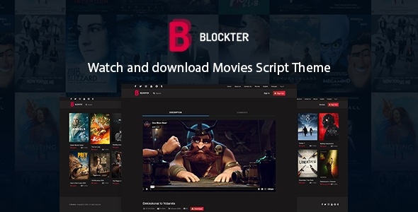 Blockter - Watch and download Movies Script Theme