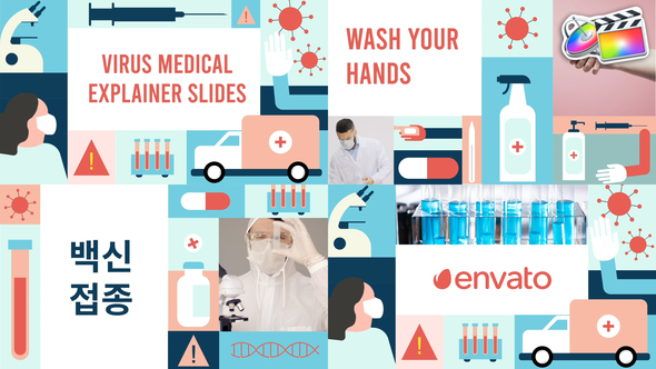 Virus Medical Explainer Scenes for FCPX