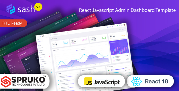 Sash – ReactJs Admin & Dashboard Template