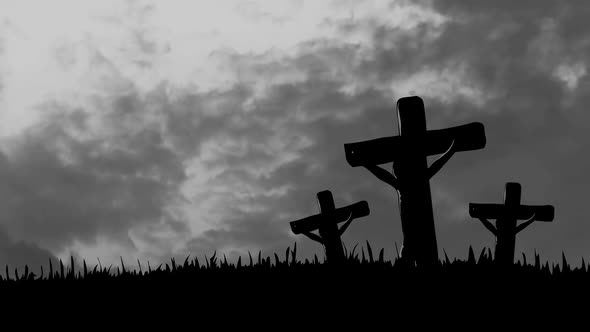 Religious Easter Sunday Good Friday Animation 4k